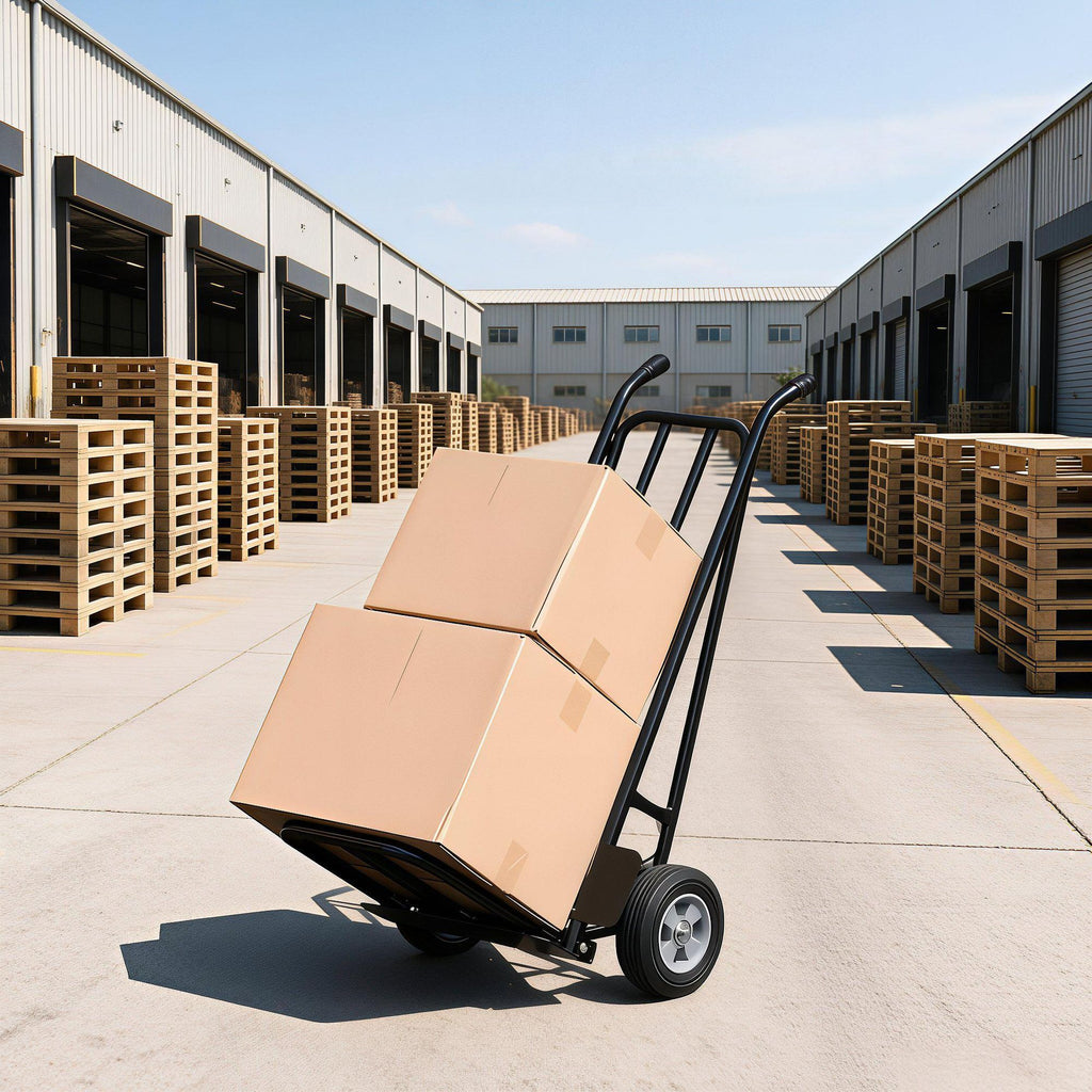 Heavy Duty Hand Truck Dolly with Dual Foldable Nose Plates for Easy Storage And Versatile Moving