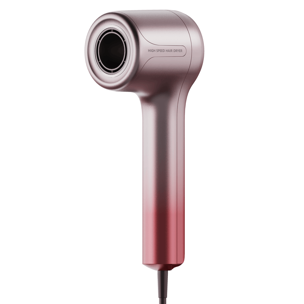 High-Speed Brushless Hair Dryer Ionic Blow Dryer with LED Display, 3 Heat & Speed Settings, Cool Shot, Low Noise Compact Hair Dryer with Diffuser for Curly Hair, Travel, Salon, Home Use