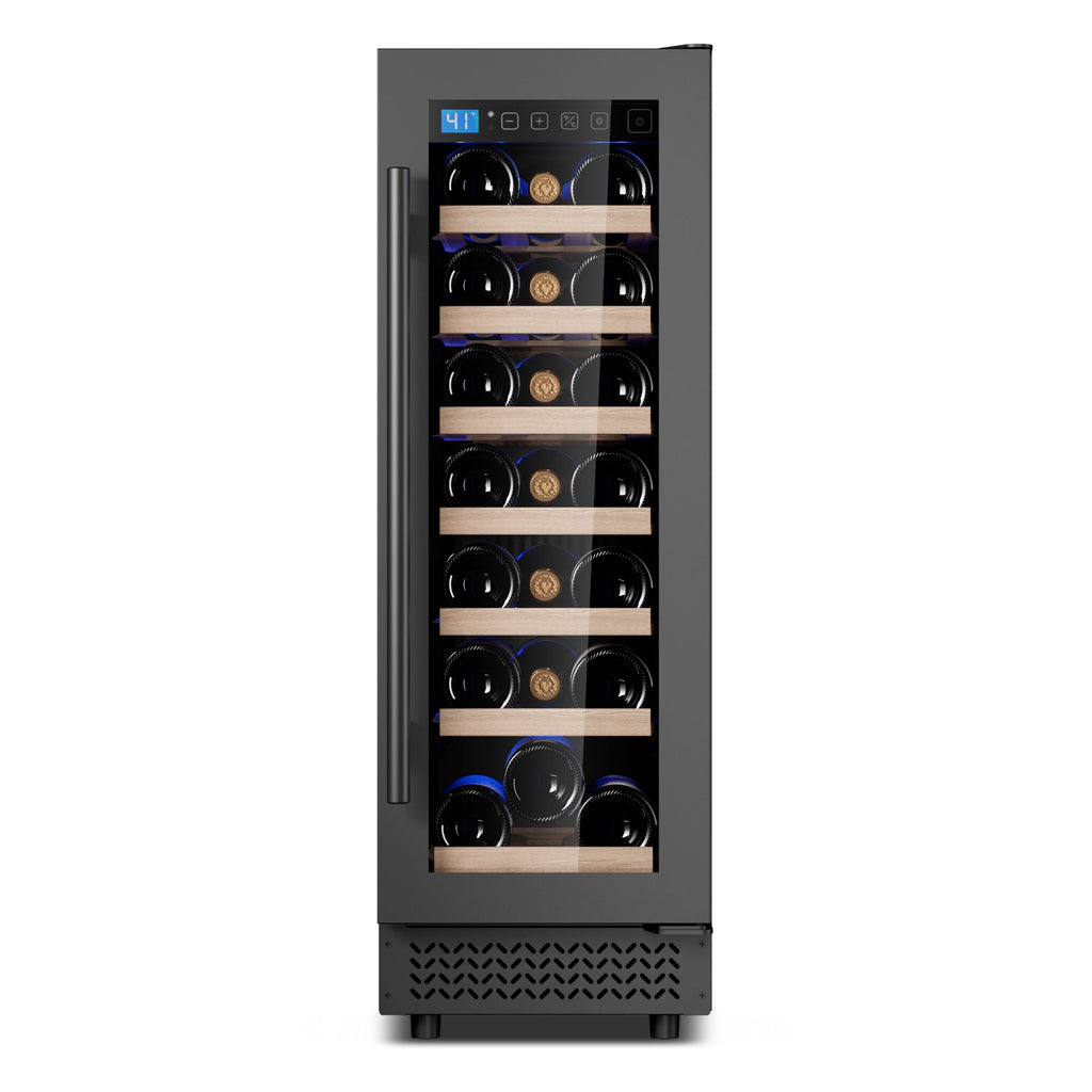 Holds up to 21 bottles of wine - 12-inch wine cooler, can be built-in or freesta