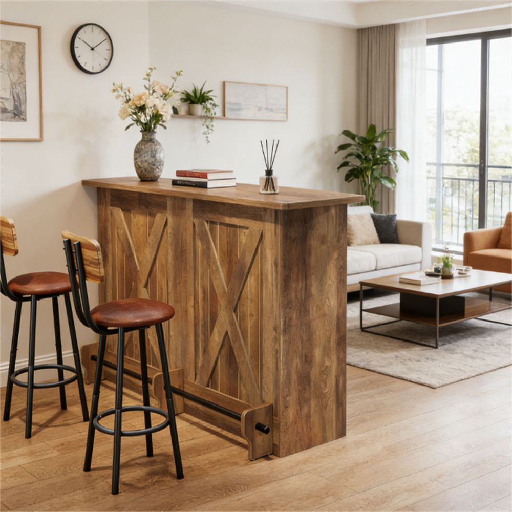 Home bar unit, bar table, coffee cabinet, storage cabinet, wine cabinet (table only)