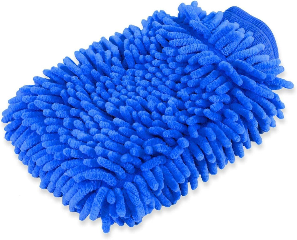 House Cleaning and Car Wash Mitts, Home Dusting Microfiber Gloves, Washing Clean Polish Faster