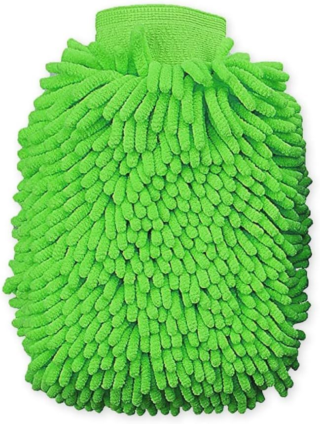 House Cleaning and Car Wash Mitts, Home Dusting Microfiber Gloves, Washing Clean Polish Faster