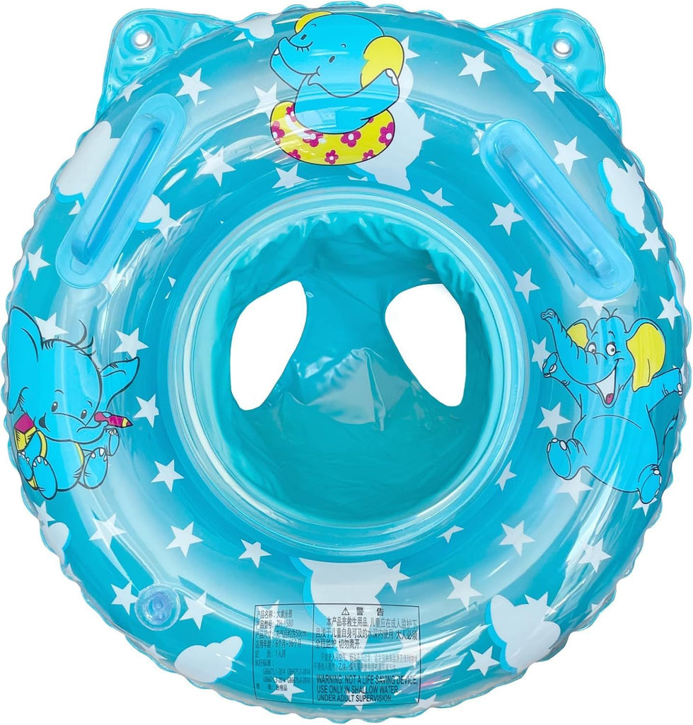 Infant Pool Float, Baby Swimming Ring with Toddler Seat Boat & Double Handle, Childrens' First Pool Floaties, Bathtub Toys Accessories for Kids Toddlers