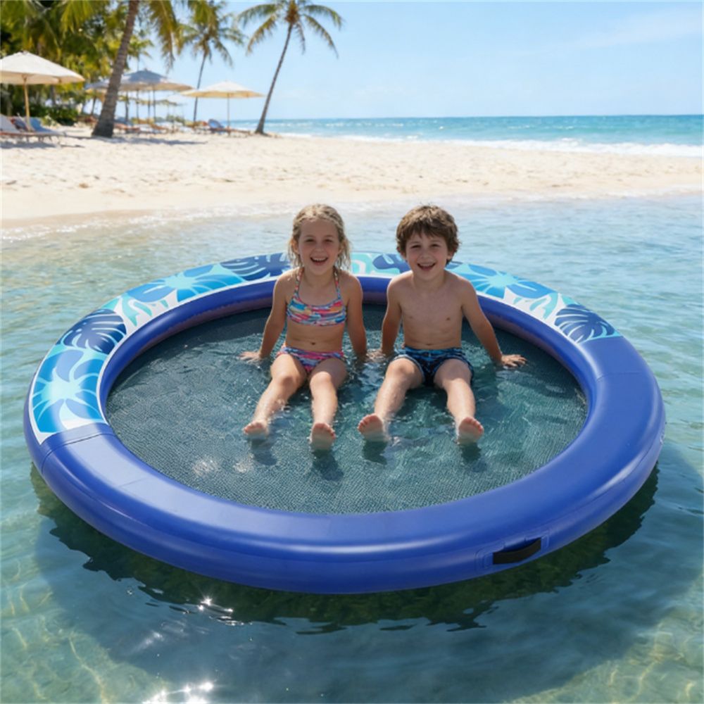Inflatable water hammock, inflatable floating boat