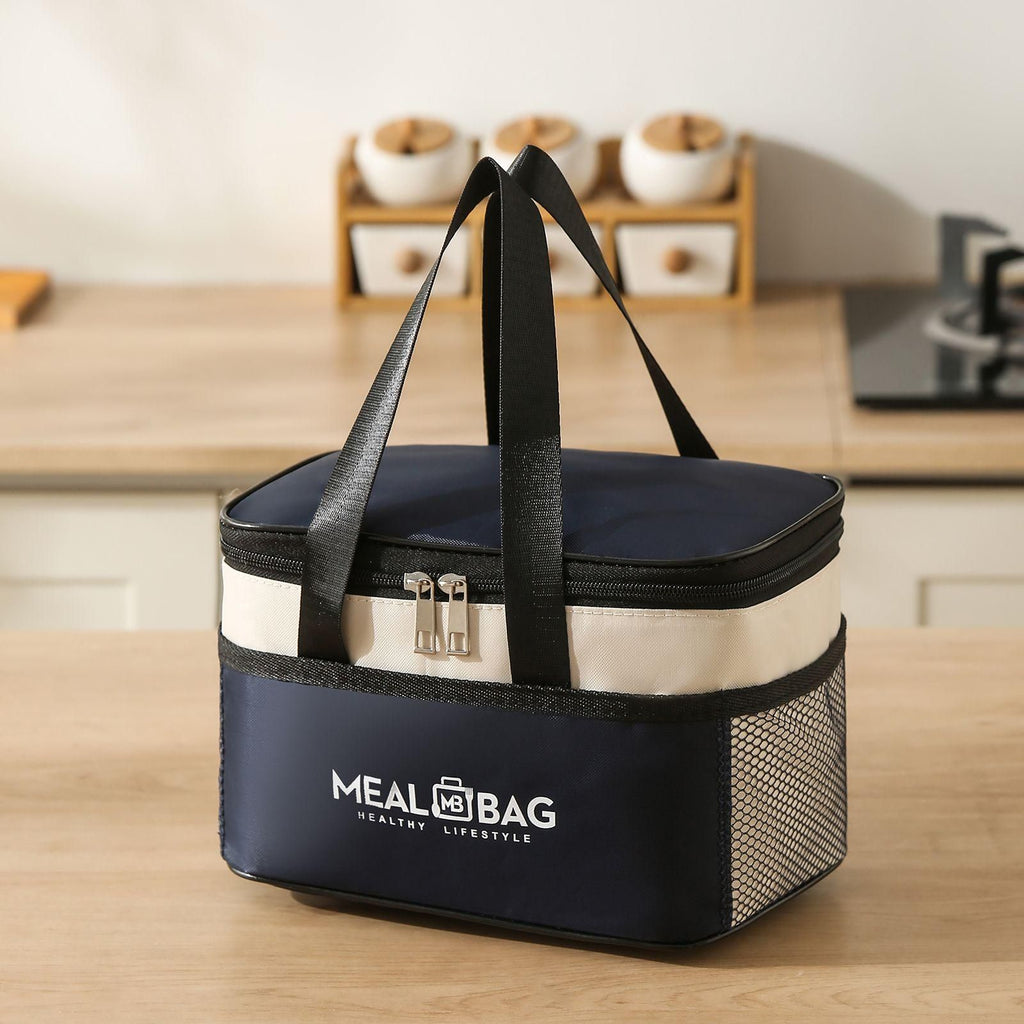 Insulated Lunch Bag for Men & Women - Olive Green Thermal Meal Tote