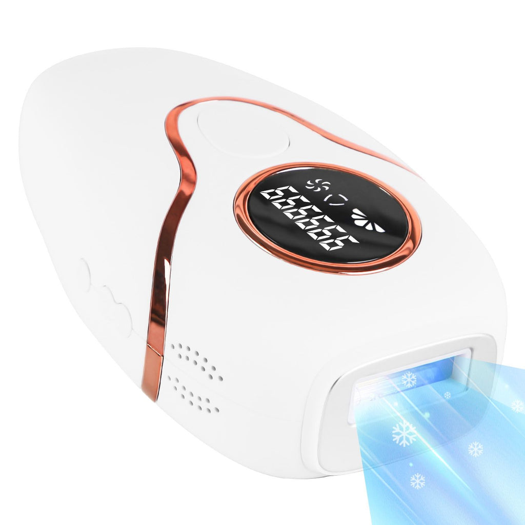 IPL Laser Hair Removal For Woman Man Painless 999999 Flashes Permanent Hair Remover with Ice Cooling System Home Use Lasting Hair Reduction for Armpits Legs Arms Bikini Line