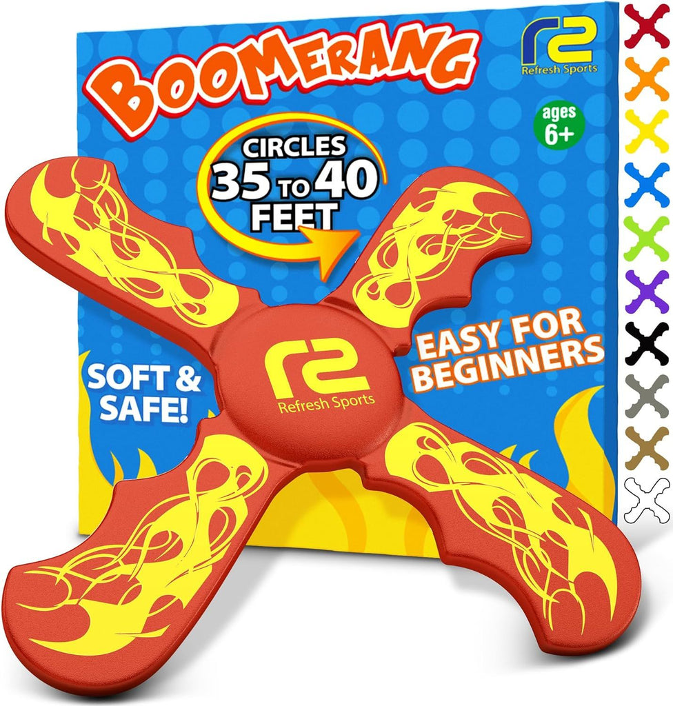 It Really Does Fly Back - Fun & Easy to Use Gifts for Boys & Girls - Best Toys for Ages 8-13 Gift Idea - Soft Foam Design Stocking Stuffers for Kids 6 7 8 9 10+ Year Old Boy Gifts
