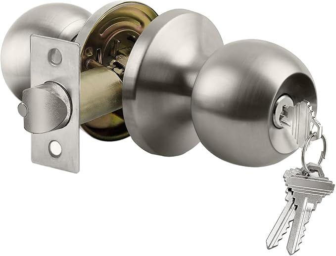 Keyed Entry Door Knob Interior Door Lock Standard Ball