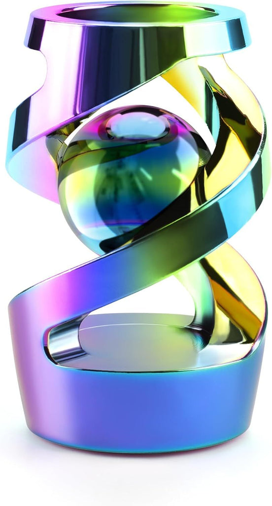Kinetic Spinning Desk Toy, Kinetic Desk Toy Ball, Metal Desk Fidget for Office for Adults
