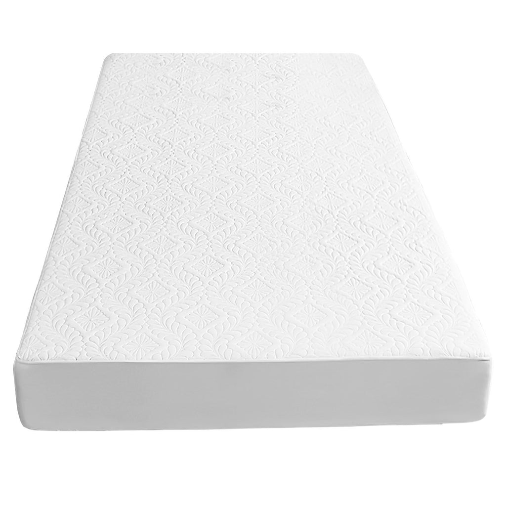 King Size Waterproof Mattress Protector Breathable Soft Cotton Mattress Pad Cover With Elastic Deep Pocket Up To 11in Noiseless Machine Washable Bedding Mattress Pad