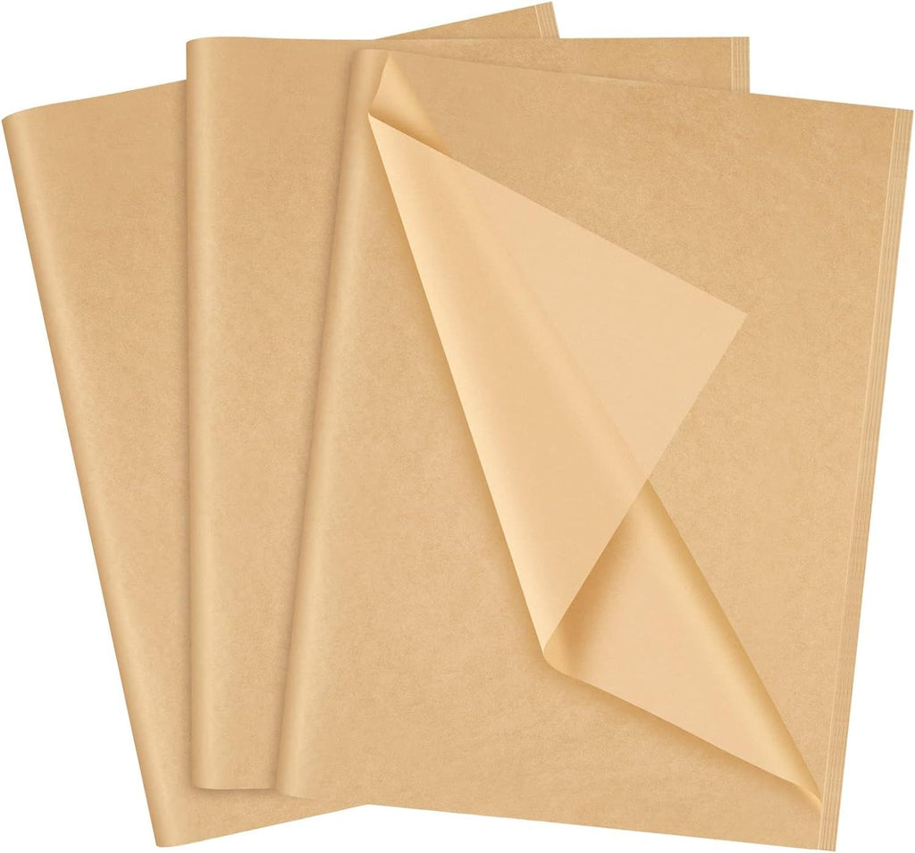Kraft Tissue Paper for Gift Bags 60 Sheets Beige Wrapping Tissue Paper Bulk 14 X 20 Inch Brown Wrapping Paper for Gift