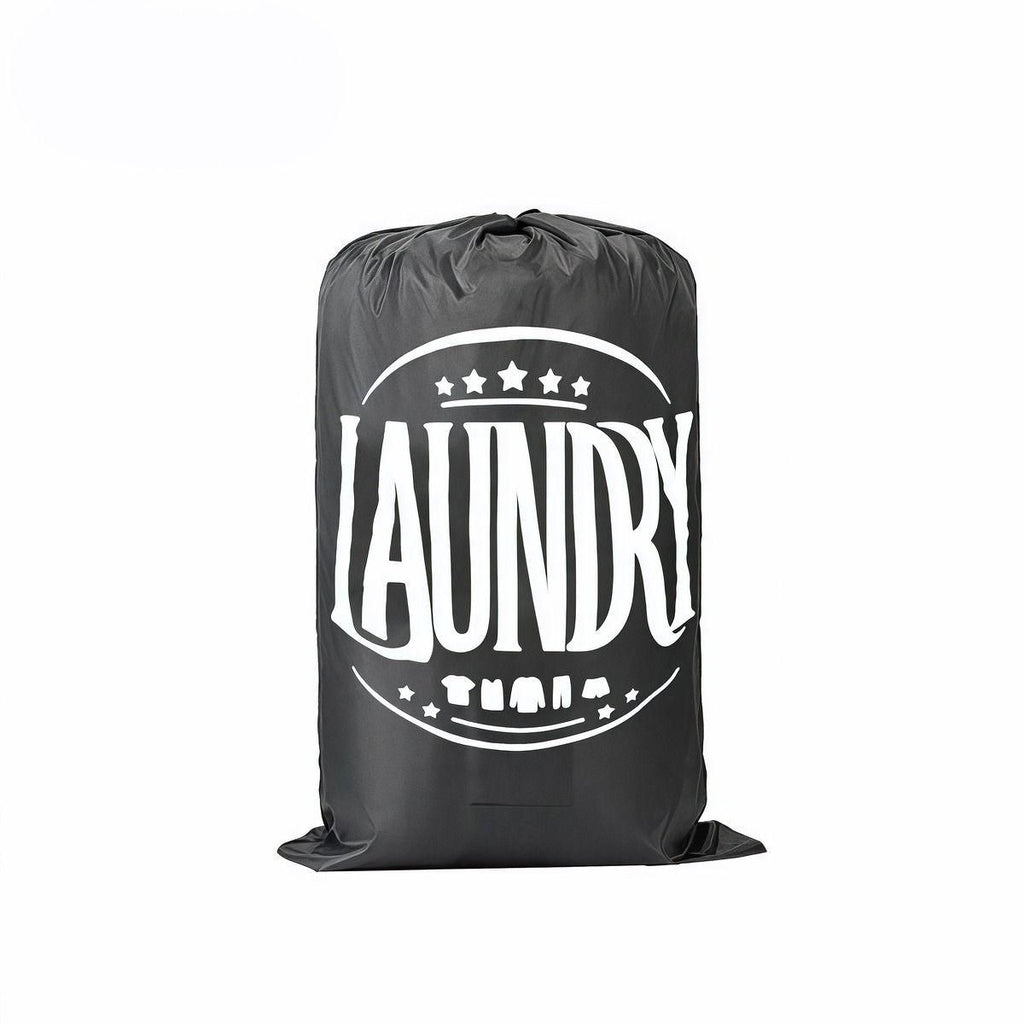 Large capacity letter laundry bag, single pack, drawstring drawstring to prevent entanglement, super practical for storing dirty clothes during travel and home