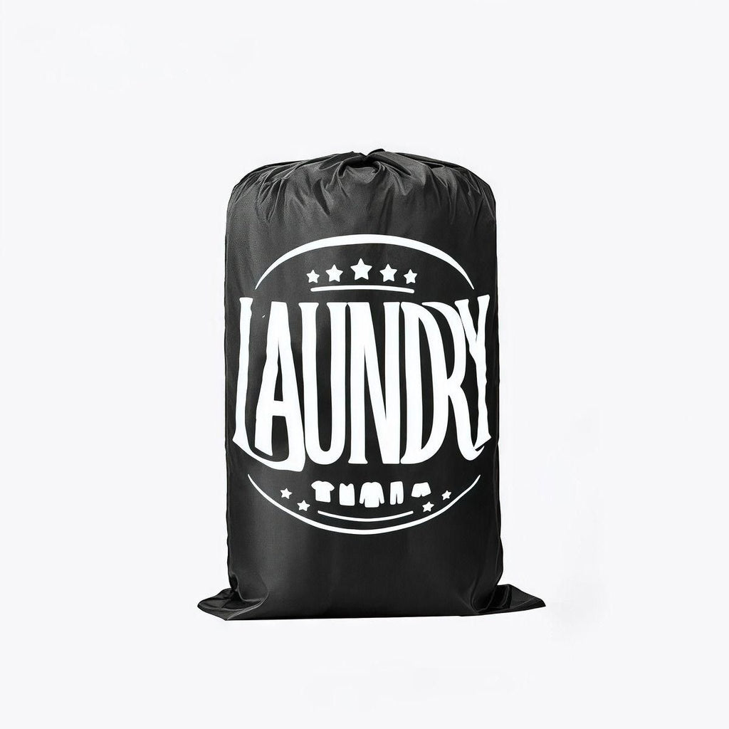 Large capacity letter laundry bag, single pack, drawstring drawstring to prevent entanglement, super practical for storing dirty clothes during travel and home