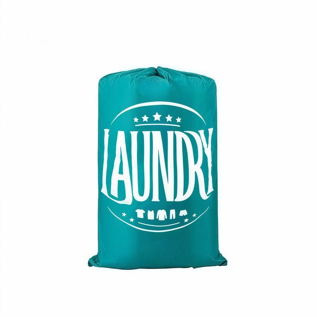 Large capacity letter laundry bag, single pack, drawstring drawstring to prevent entanglement, super practical for storing dirty clothes during travel and home