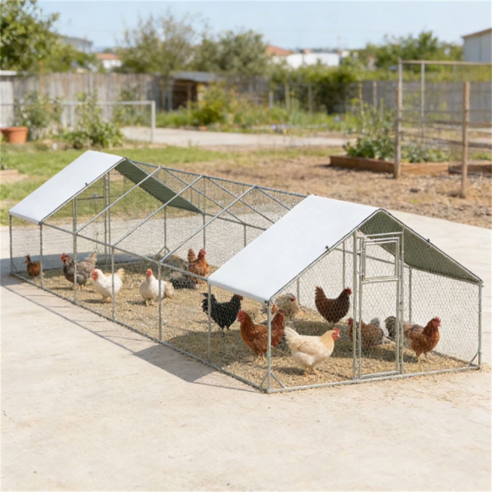 Large chicken coop, chicken coop, suitable for use outside households and courtyard farms