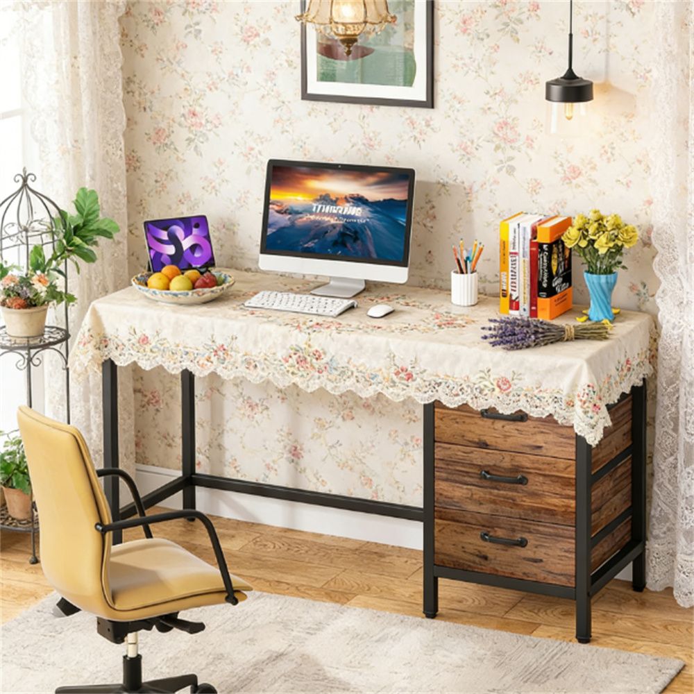Large storage space, computer desk, office desk, writing desk, study desk