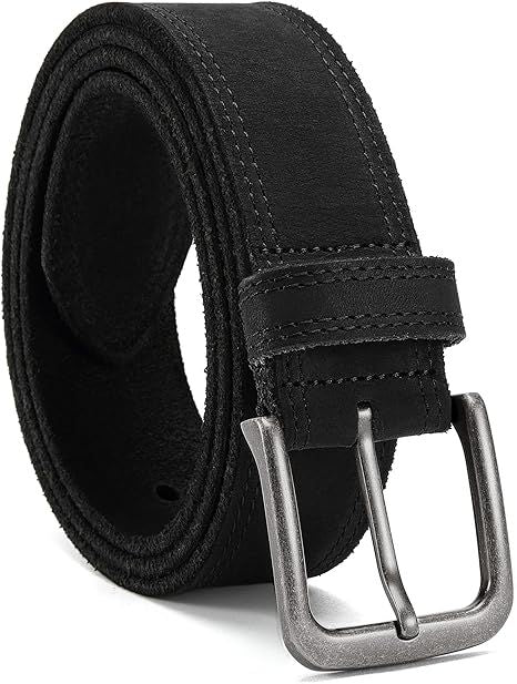 Leather Belt for Men, Work Belts for Men Heavy Duty, r for Jeans Pants
