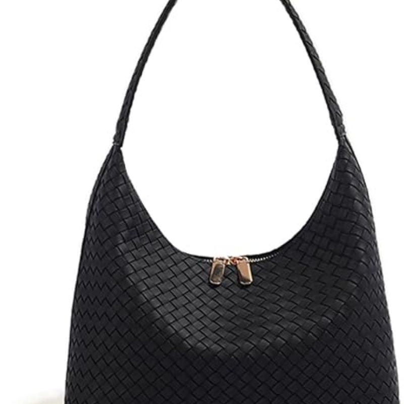 Leather Hobo Bags for Women Small Soft Shoulder Purse Slouchy Tote Handbags with Double Zipper Design 2025