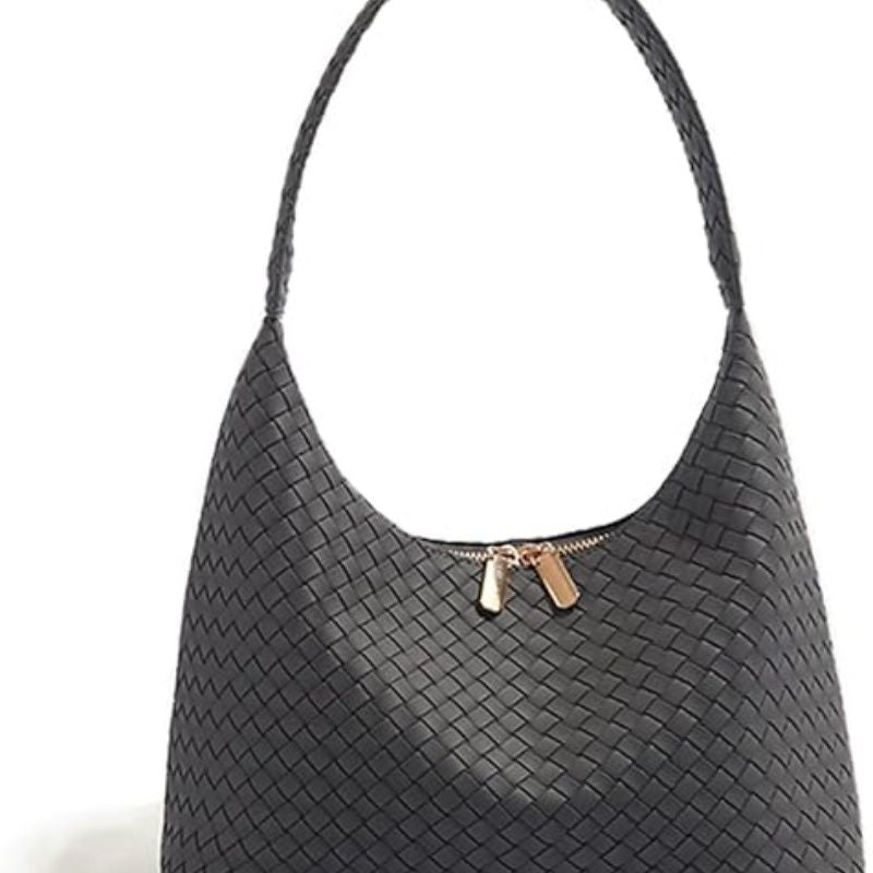 Leather Hobo Bags for Women Small Soft Shoulder Purse Slouchy Tote Handbags with Double Zipper Design 2025