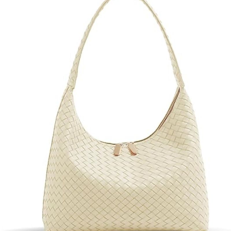 Leather Hobo Bags for Women Small Soft Shoulder Purse Slouchy Tote Handbags with Double Zipper Design 2025