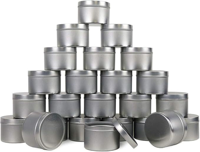 Light Candle Tin 24 Piece for Candle Making
