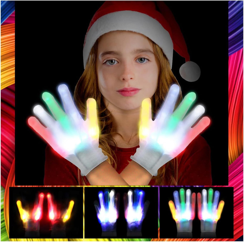 Light Up Gloves for Family Halloween Costumes, Ages 14 and Up