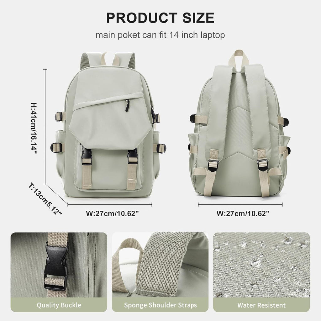 Lightweight School Bag College Laptop Backpack for Men Women Travel bag High School Middle Bookbag for Boy Girls