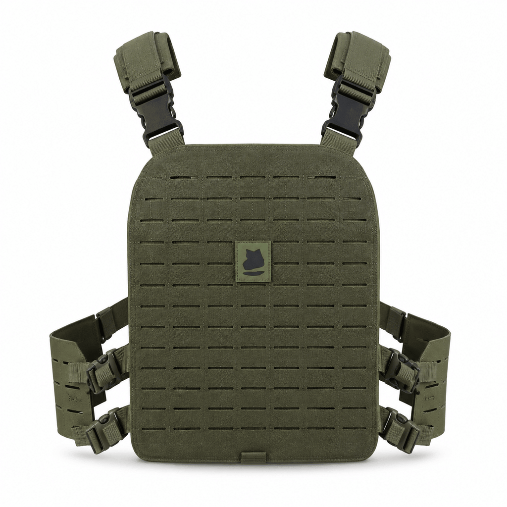 Lightweight Training Vest Carrier with Laser-Cut Panel, Adjustable Fit