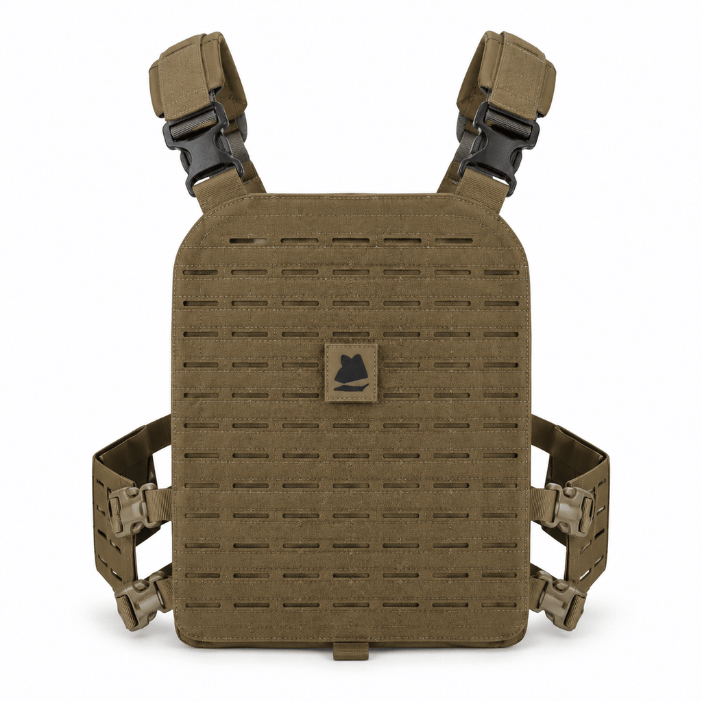 Lightweight Training Vest Carrier with Laser-Cut Panel, Adjustable Fit