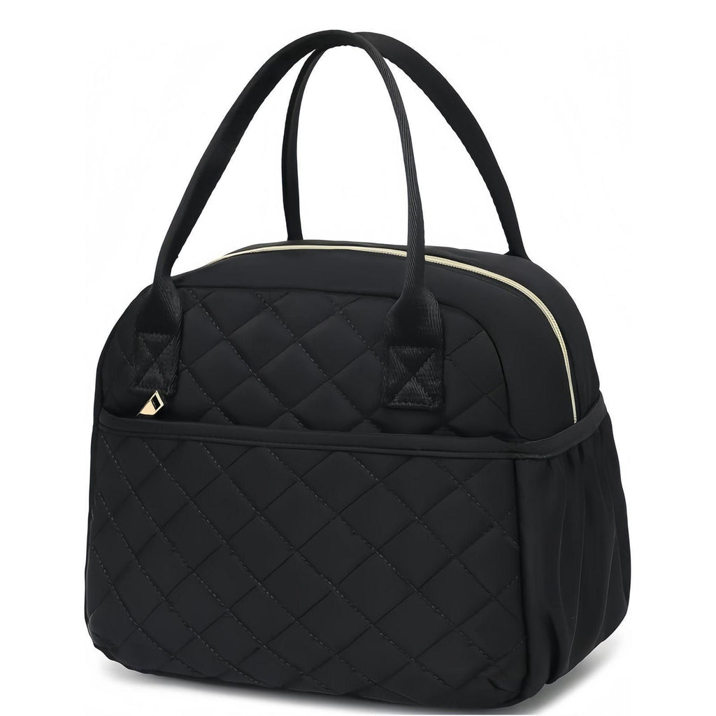 Lingge waterproof and insulated lunch box bag, large capacity portable lunch box bag