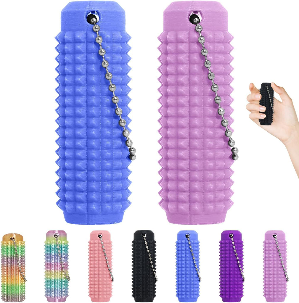 Little Ouchies Fidget Toys,Pain Stim Fidget Toy Reduce Stress for Adults,Anxiety Relief Pain Stim,Spiky Fidget Keychain for Anxiety and Stress Reduction