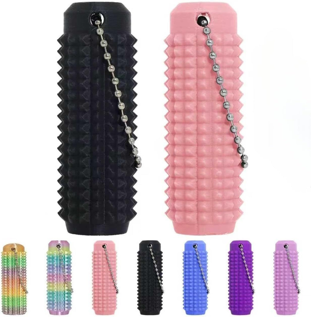Little Ouchies Fidget Toys,Pain Stim Fidget Toy Reduce Stress for Adults,Anxiety Relief Pain Stim,Spiky Fidget Keychain for Anxiety and Stress Reduction,Novelty Gifts Blue