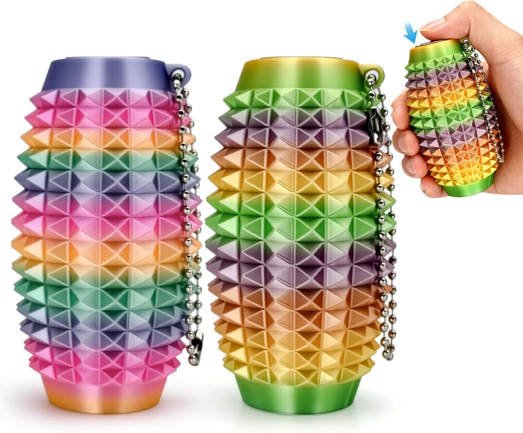 Little Ouchies Pain Stim Fidget Toy - Spiky Grippie Stim Keychain, Portable Fidget Toy for Adults Teens, Anxiety Relief, Sensory Toy for Stress Relief & Focus, Office Desk Toys Novelty Gifts