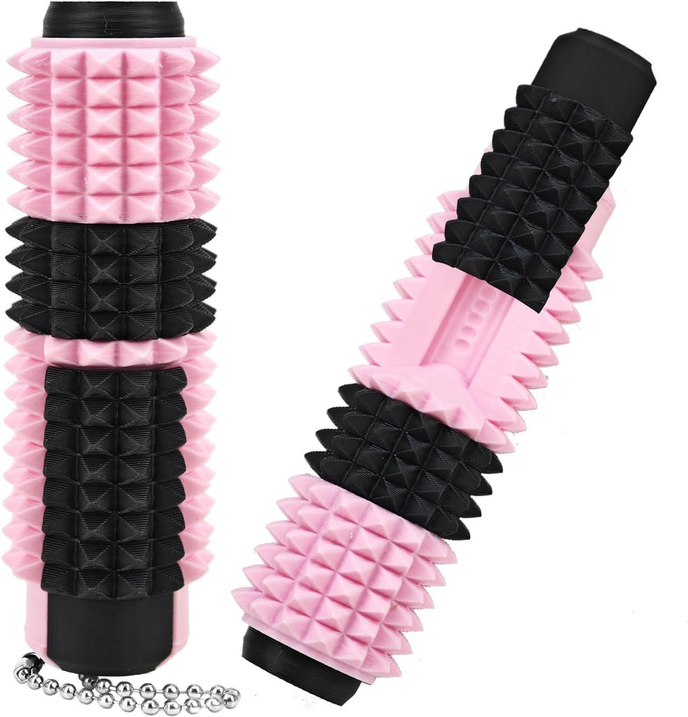 Little Ouchies Spiky Sensory Fidget Toy for Adults – Pain Stim Tool with Clicker, Spinner, Slider, Roller & Spiky Grip | 5 in 1 Stress & Anxiety Relief, Portable Keychain