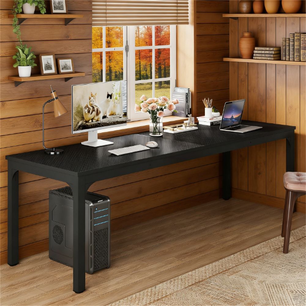 Long desk, computer desk, rectangular office desk, administrative desk, conference desk