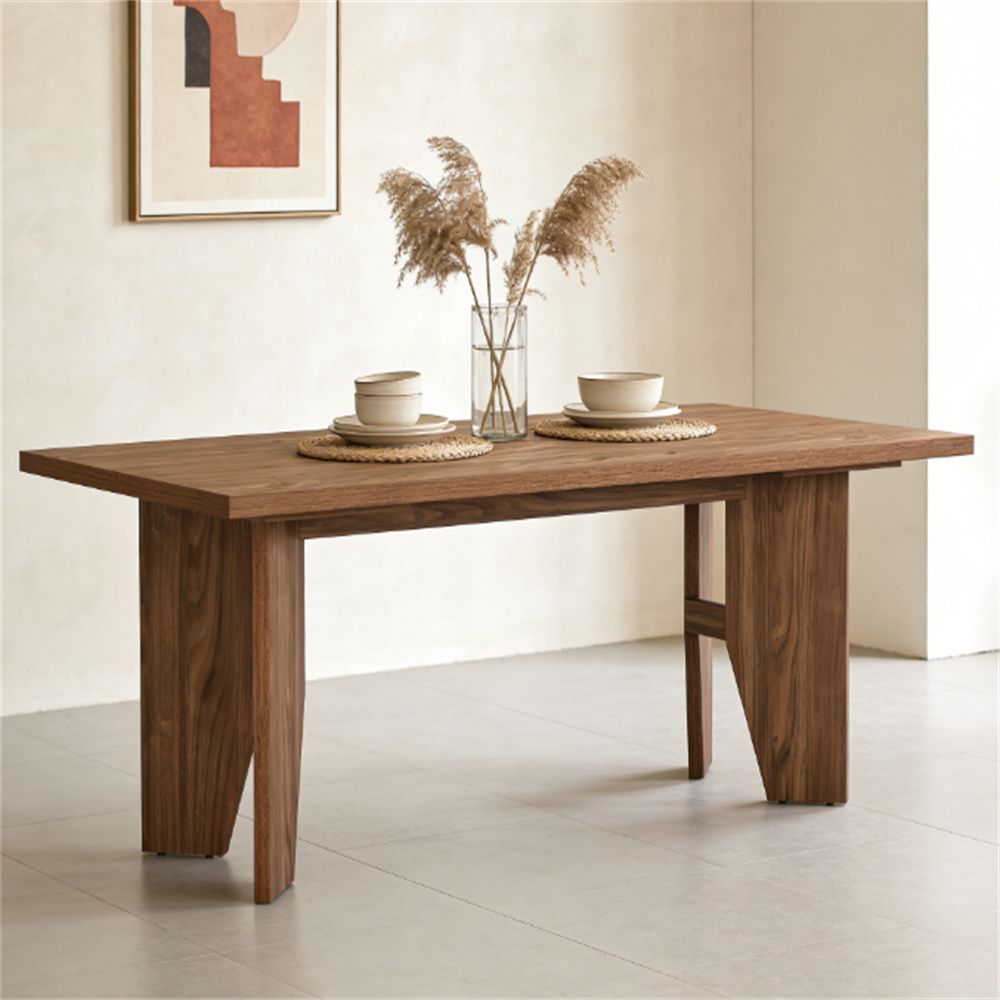 Long dining table, kitchen dining table, living room dining table, farmhouse style