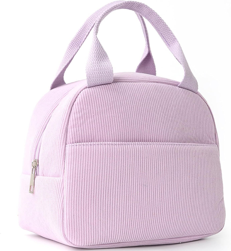 Lunch Bag for Women Insulated Lunch Box Reusable Lunch Bags Large Capacity Leakproof Cooler Lunch Case for Work Picnic Travel or Beach Purple