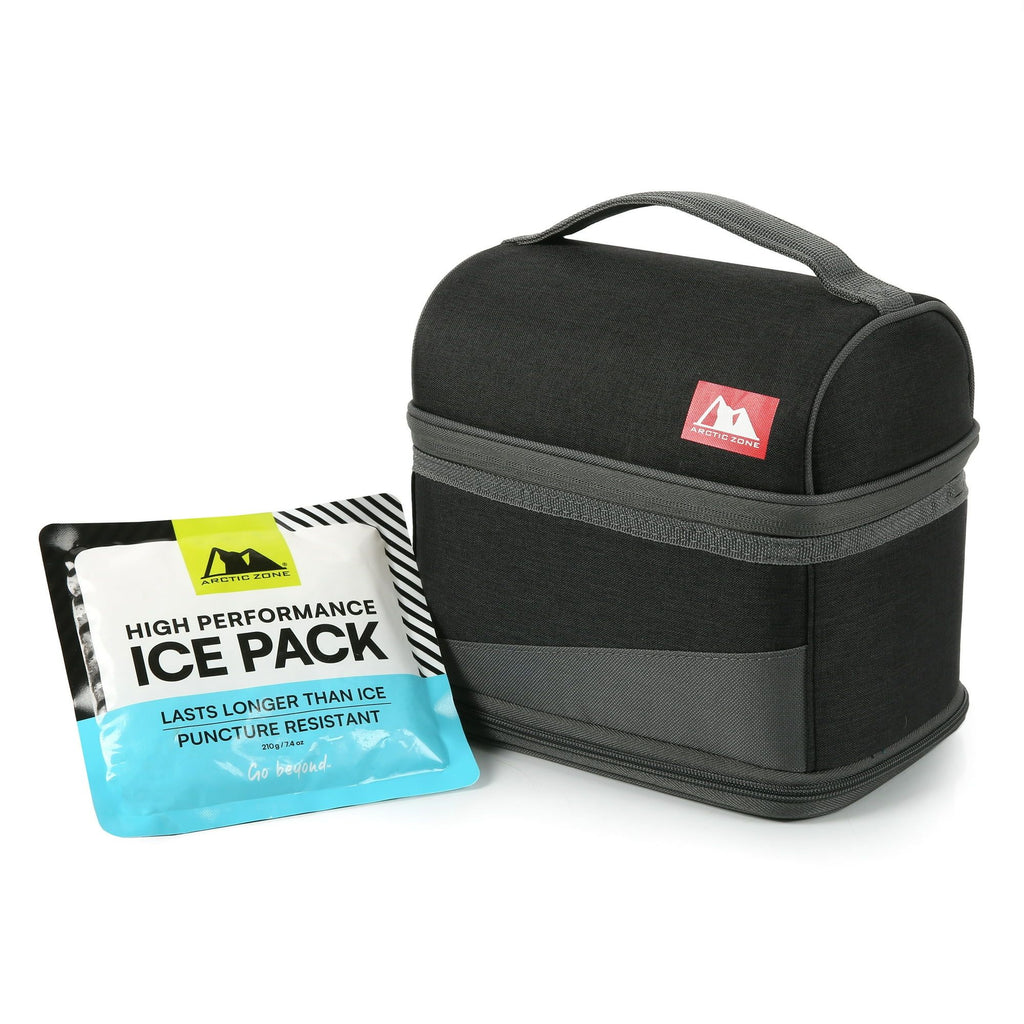 Lunch Box with Ice Pack, Black