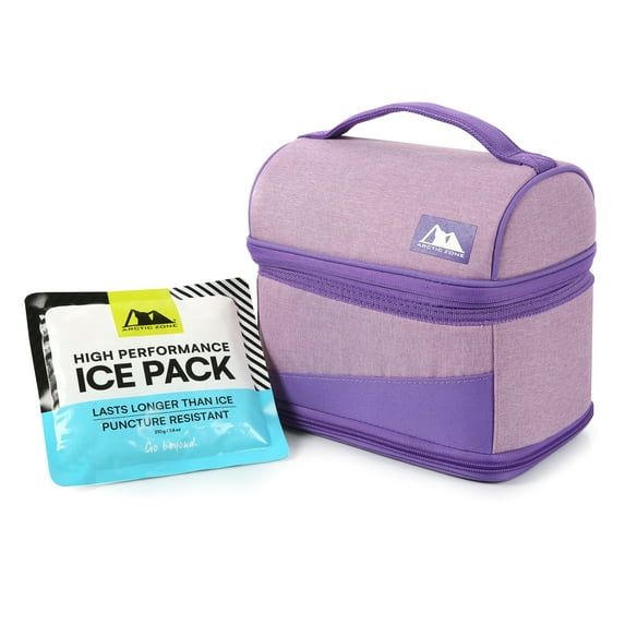 Lunch Box with Ice Pack Lavender Purple