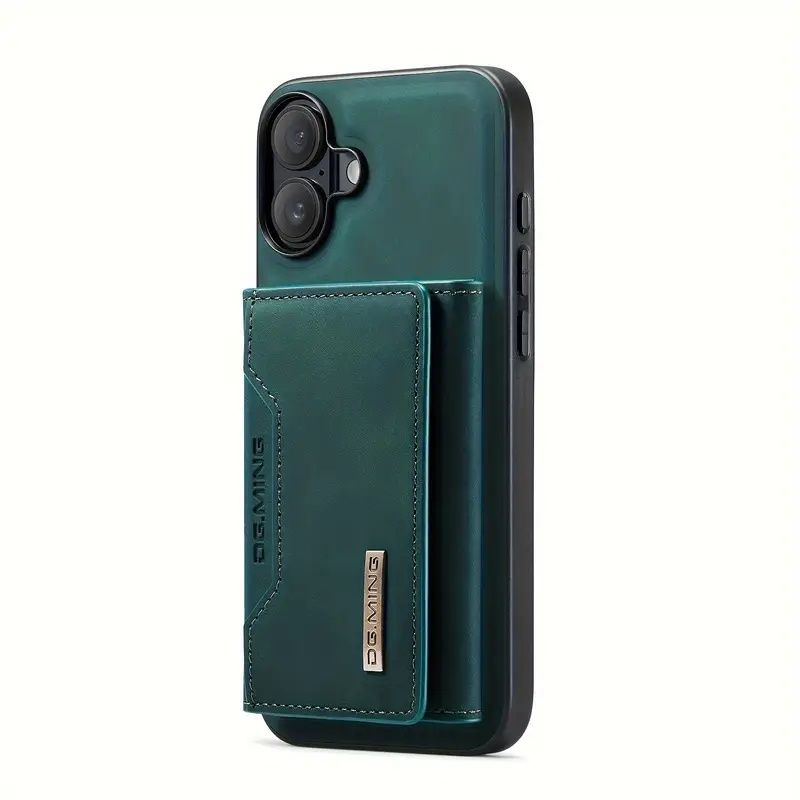 M2 Magnetic Card Holder Protective Cover - For iPhone 16 Pro Max & 15 Pro Max - Split Mobile Phone Case - - Protects Phone & Holds Cards - Great Gift for Tech Lovers.(Iphone 16 (6.1inch)2024)