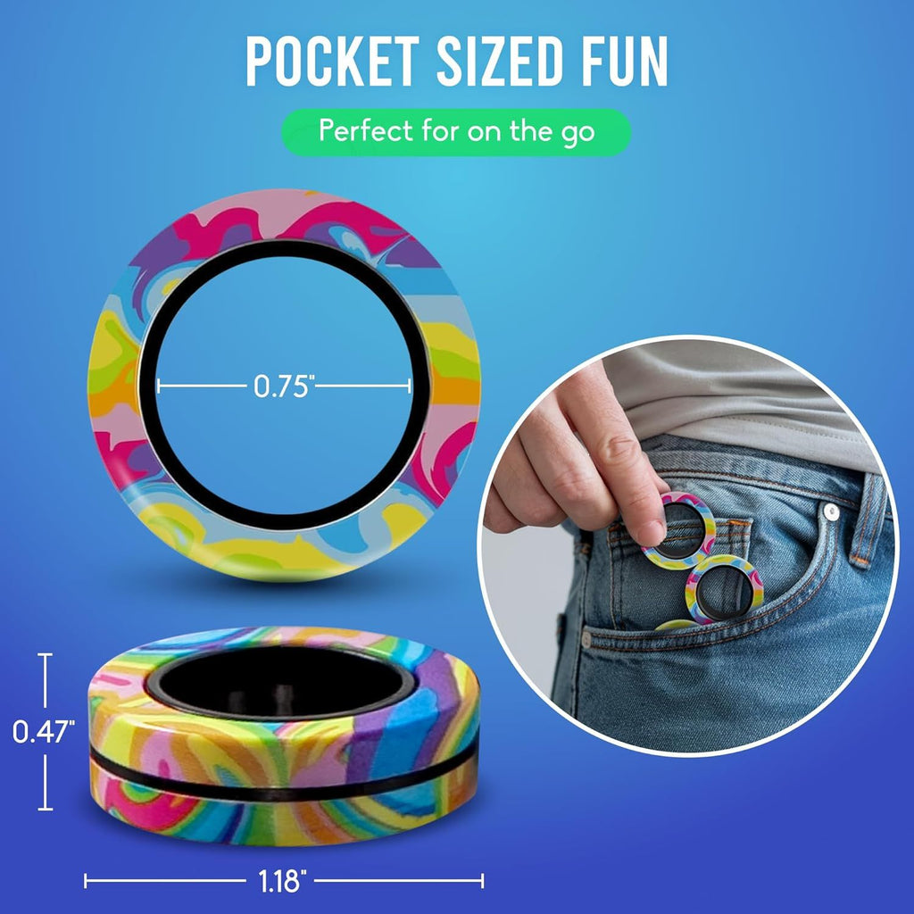 Magnetic Rings Stocking Stuffers for Teens - Fidget Toys Adults - Stocking Stuffers for Boys