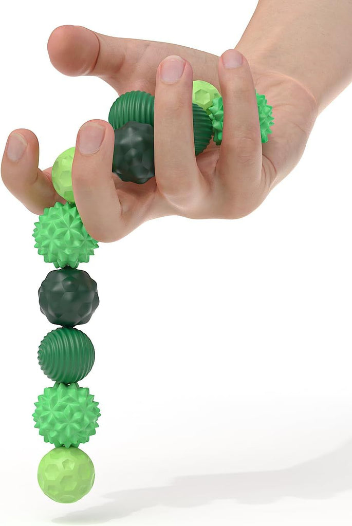 Magnetic Sensory Balls Fidget Toys - 8pcs Attraction Balls with Textures Silicone Shell for Adults