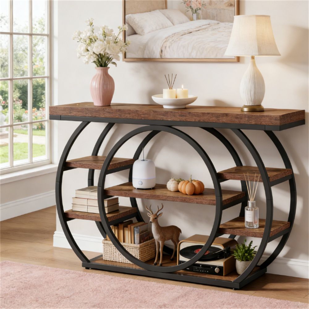 Main console, sofa table, decorative table, display stand