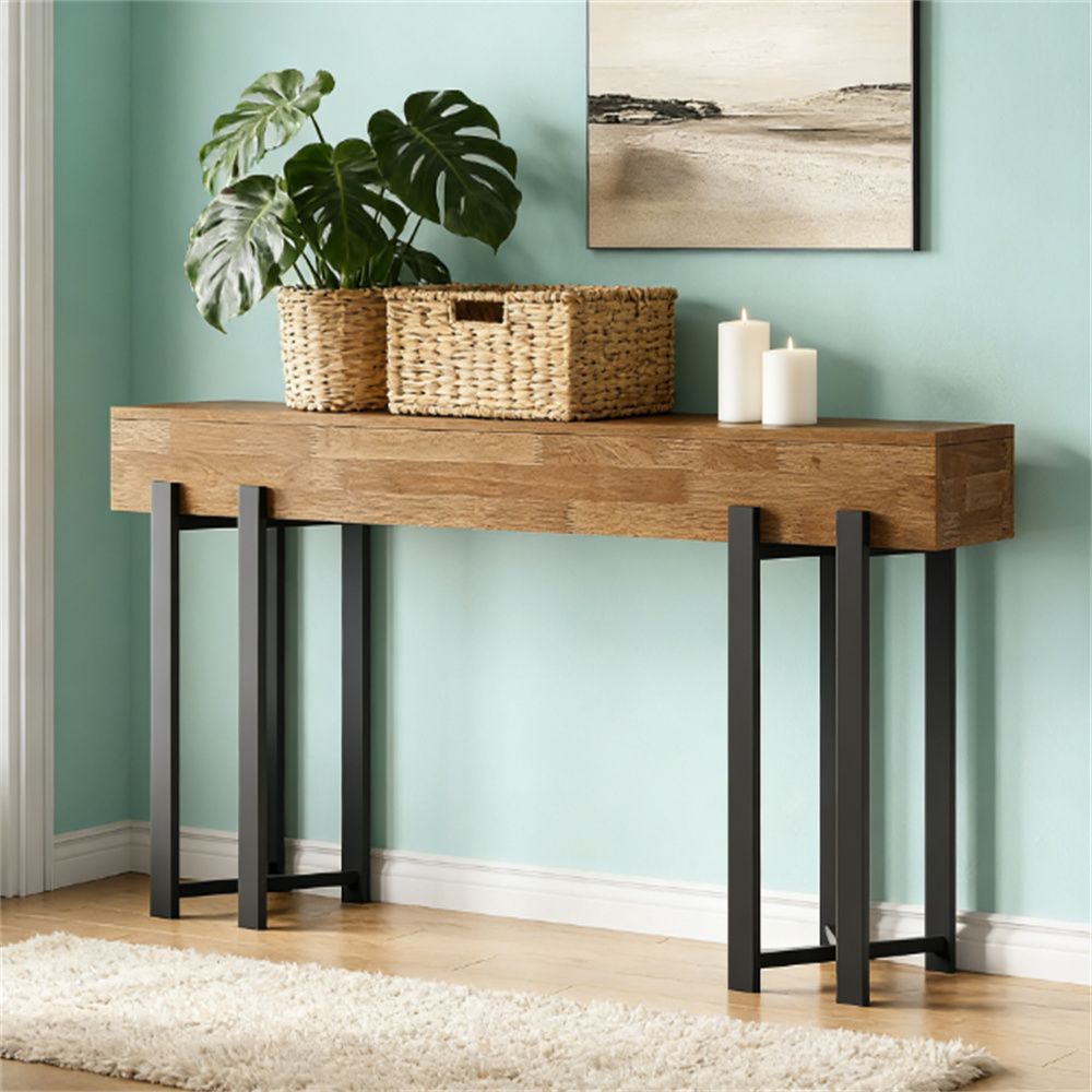 Main control desk, wooden sofa table, hallway table, dining table, restaurant buffet table, office display rack