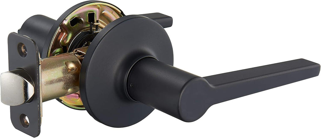 Manchester Door Lever - Passage (Keyless) - Matte Black, 1-Pack