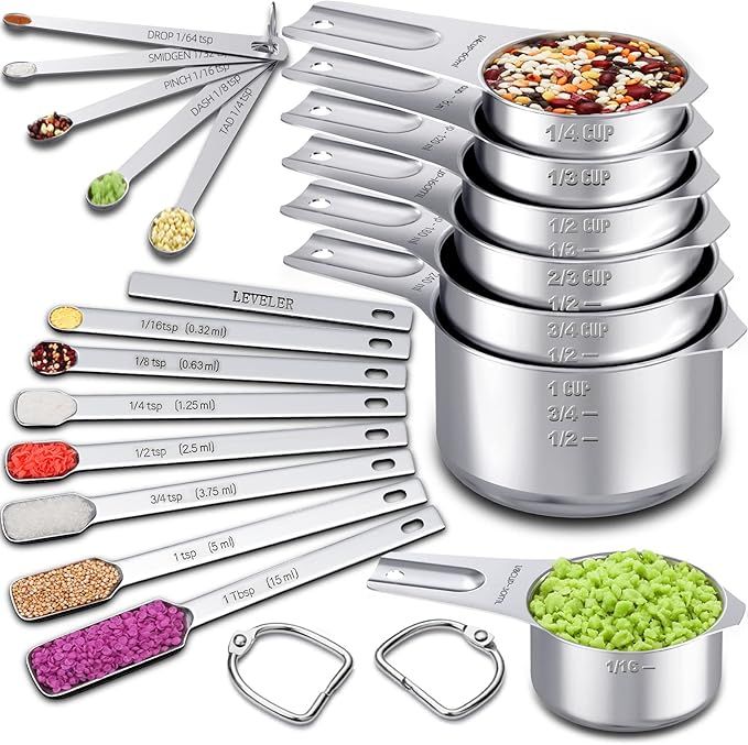 Measuring Cups and Spoons Set of 20