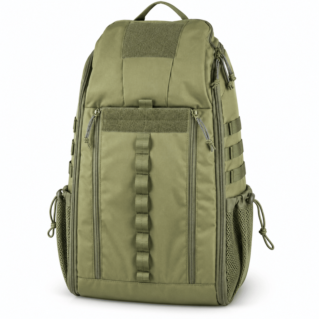 Medical Backpack, First Aid Supply Bag with Multiple Pockets and Webbing