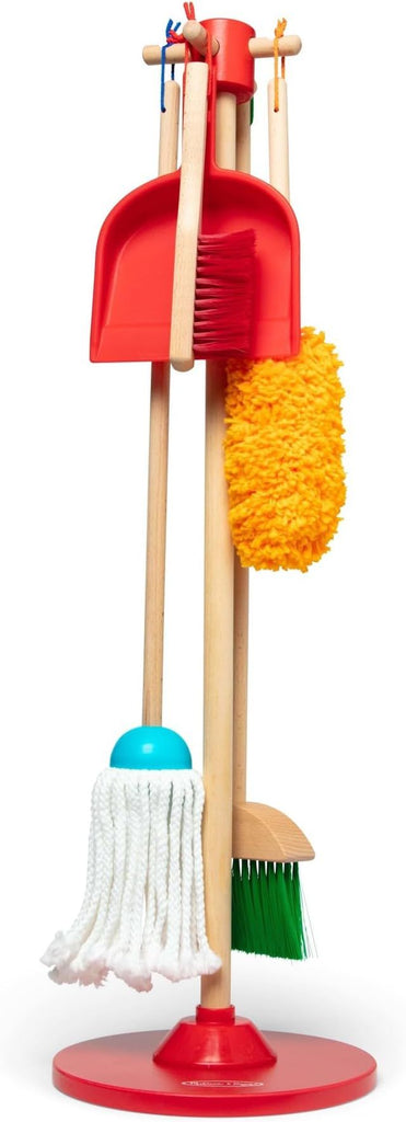 Melissa  Doug 6-Piece Pretend Play Set Toddler Toy Cleaning