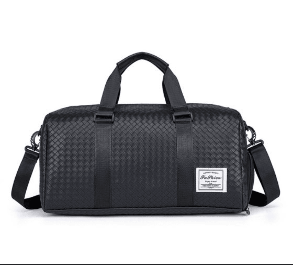 Men's Business Knit Travel Bag Large Capacity Dry/Wet Separation Business Trip Luggage Bag Multifunctional Shoulder Gym Bag