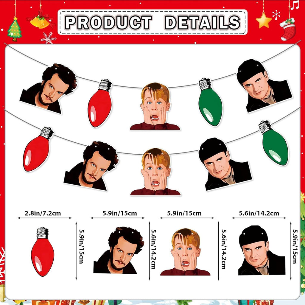 Merry Christmas Banner Home Alone Christmas Decorations